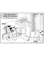 Engine hood for Honda Africa Twin XRV 750 ['95-'02]