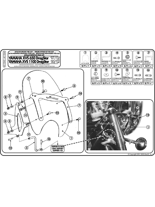 The central trunk rack Givi Monorack (Yamaha XJ 600 Diversion/XJ600 N)