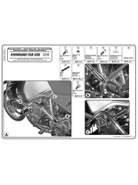 The engine hood to the F 650 GS / F 800 GS ['08-'09]