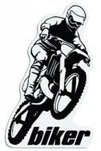 Proobikes Biker Cross Sticker