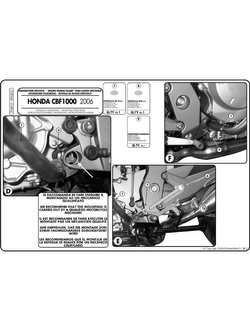 Engine hood for Honda CBF 1000 / ABS ['07-'09]
