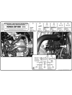 Engine hood for Honda CBF 1000 / ABS ['07-'09]