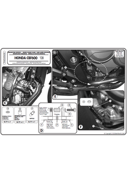Engine hood for CBF 600S / CBF 600N ['08-'09]