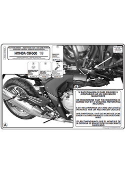 Engine hood for CBF 600S / CBF 600N ['08-'09]