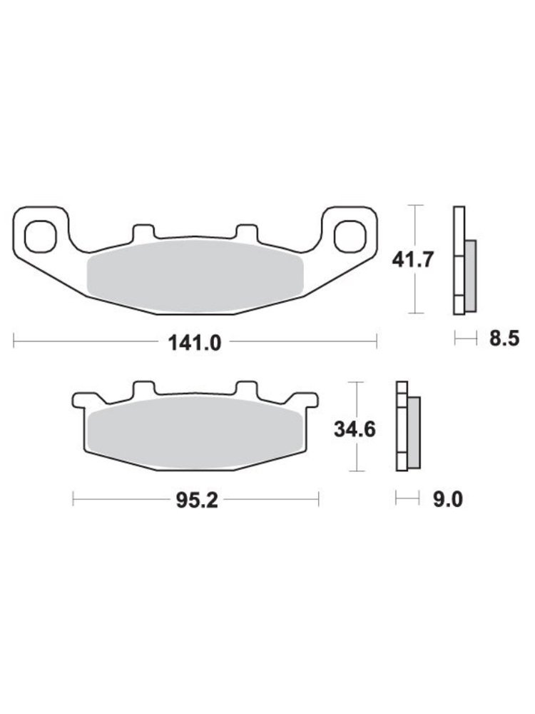 KLOCKI HAMULCOWE SBS 597 HS