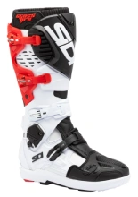 Buty enduro Sidi Crossfire 3 SRS biało-czarno-czerwone