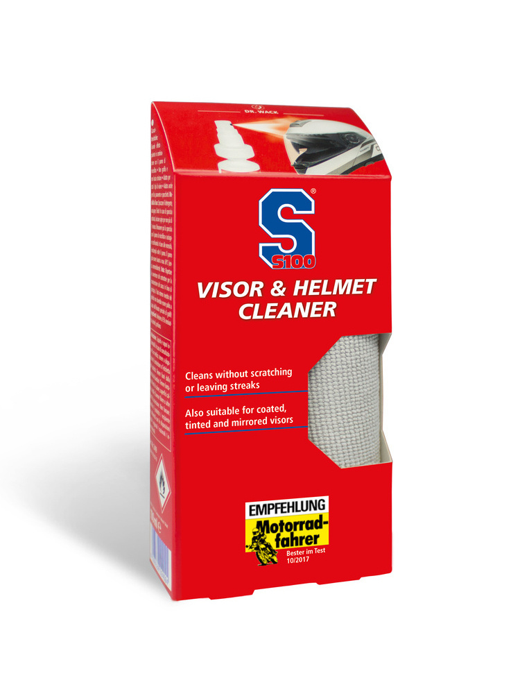 Środek czyszczący do wizjera i skorupy kasku S100 Visier-Und Helmreiniger 100ml