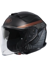 Kask otwarty Shoei J-Cruise 3 Acconic TC-9 czarno-brązowy