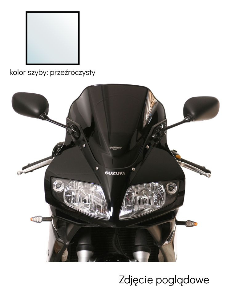 Szyba motocyklowa MRA Racing "R" Suzuki SV 650/ 1000 S (03-) przeźroczysta