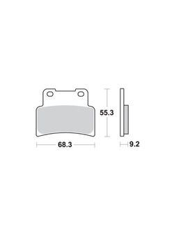 KLOCKI HAMULCOWE SBS 844 HS