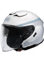 Kask otwarty Shoei J-Cruise 3 Acconic TC-6 biało-niebieski