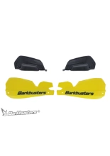 Osłony dłoni Barkbusters VPS z regulowanymi deflektorami, żółte + zestaw montażowy do kierownic stożkowych (o średnicy 22 mm)