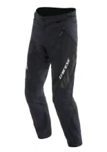 Spodnie motocyklowe tekstylne Dainese Drake 2 Air Absoluteshell czarne z białym napisem