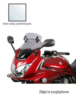 Szyba motocyklowa MRA Vario Touring "VT" Suzuki GSF Bandit 650 S (05-08)/ 1200 S (06-10)/ 1250 S (07-16) przeźroczysta