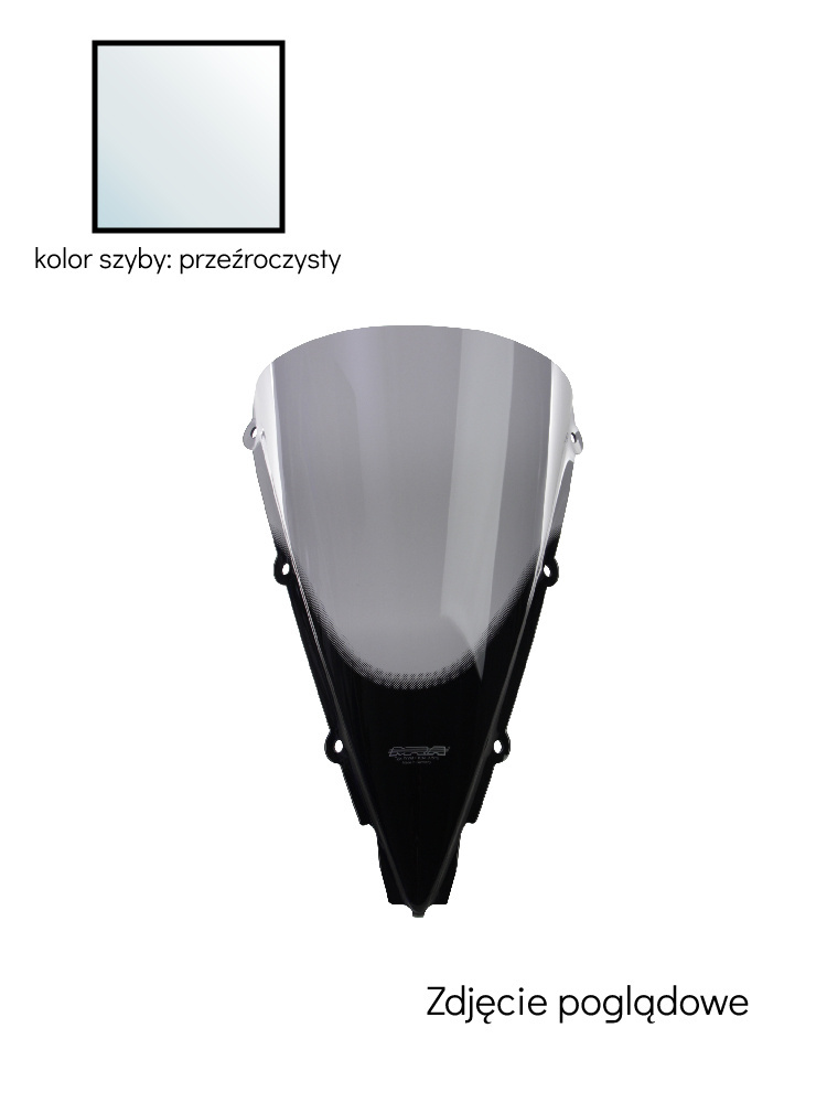 Szyba motocyklowa MRA Racing "R" Yamaha YZF R 1 (02-03) przeźroczysta