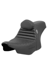 Kanapa motocyklowa dla kierowcy i pasażera z podparciem lędźwiowym Saddlemen SDC Performance Pro Series TR Harley Davidson Road Glide/ Street Glide (wybrane modele) (23-) czarna