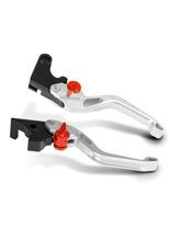 Dźwignie krótkie EVOS Womet-Tech do Yamaha YZF R6 (99-04), YZF R1(02-03), FZ1 FAZER (01-05) srebrne