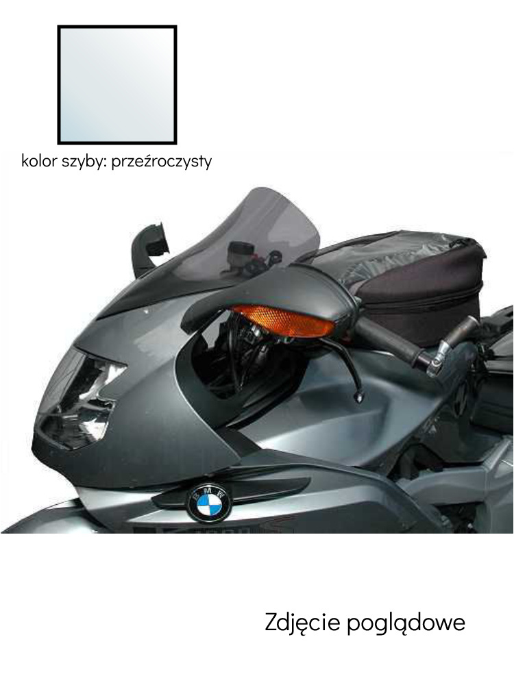 Szyba motocyklowa MRA Touring "T" BMW K 1200 S (05-09)/ K 1300 S (09-16) przeźroczysta