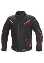 Kurtka motocyklowa tekstylna Büse Mugello czarno-czerwona