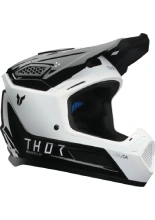 Kask enduro Thor Fleet biało-czarny