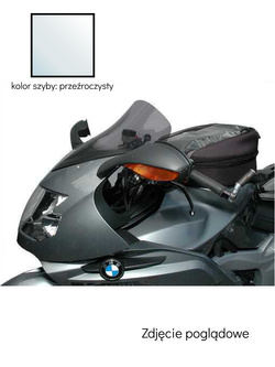 Szyba motocyklowa MRA Touring "T" BMW K 1200 S (05-09)/ K 1300 S (09-16) przeźroczysta