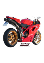 SC-Project tłumik podwójny Oval Carbon - Ducati 1098 / S / R [06-11]