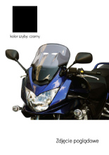 Szyba motocyklowa MRA Touring "T" Suzuki GSF Bandit 650 S (05-08)/ 1200 S (06-)/1250 S (07-) czarna