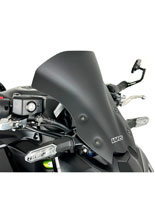 Szyba motocyklowa WRS Touring Kawasaki Z 900 (20-) czarna matowa